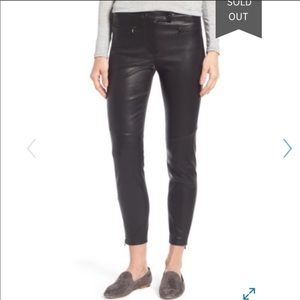 Nordstrom Signature leather pants size 2